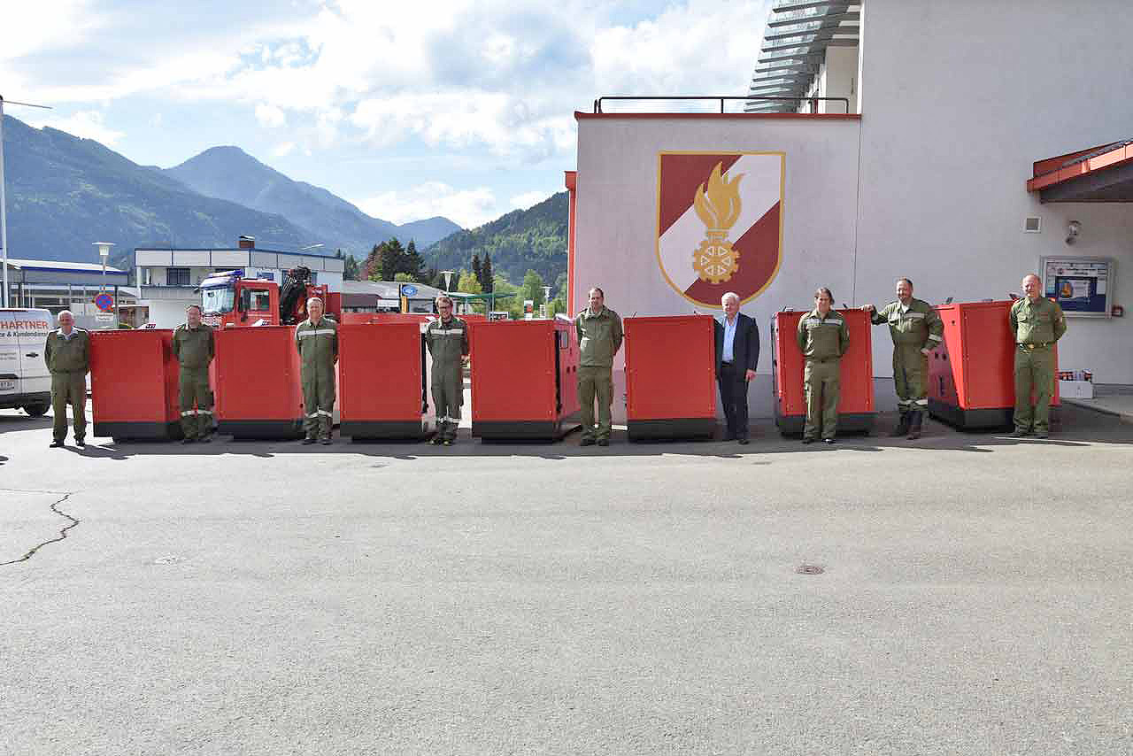 Lieferung an die FF Murau