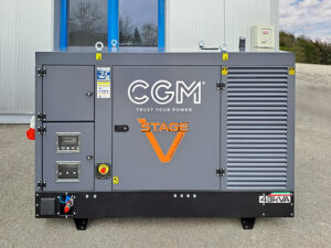 43 kVA von CGM in Sonderfarbe